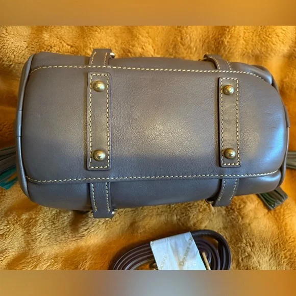 Florentine Micro Satchel Elephant NWOT Dooney & Bourke Leather - Picture 3 of 8